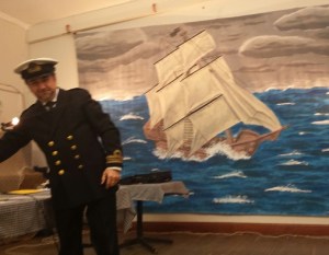 Graham and his painting